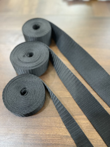 Sangles en polyester tissé de couleur noire au Vietnam 5cm, 3.8cm, 2.8cm Sangles robustes - Product Image 5