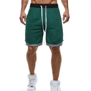 Short de sport d'été en maille pour hommes, pantalon de basket-ball décontracté respirant à une couche, short de maison et de plage pour hommes à séchage rapide. - Product Image 2