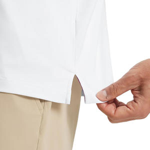 Polos de ajuste personalizado para hombre con diseño OEM, logotipo de mezcla de algodón de manga corta, marca y soporte de fabricación - Product Image 4