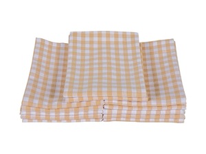 ผ้าขนหนูคอตตอนลายทางสำหรับห้องครัวผ้าคอตตอน100% แห้งเร็วและยั่งยืนสำหรับใช้ในบ้านเทคนิคการทอลายตารางสีฟ้า - Product Image 2