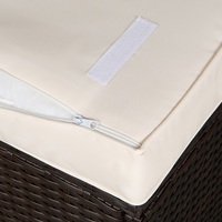 (WS701) BeNK Ensemble de canapés modulaires en rotin 7 pièces, mobilier d'extérieur pour salon, entrée, bureau à domicile, résistant à l'eau, Vietnam