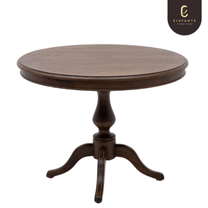 Elefante Châu Âu giọng Bắc Mỹ óc chó cổ điển Vòng bệ bàn gỗ Bàn cà phê - Product Image 1