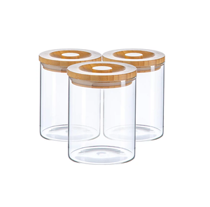 โหลแก้วใสทรงกลมใสภาชนะใส่เทียนแก้วใส - Product Image 4