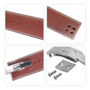 Ceinture d'haltérophilie en cuir réglable de protection pour salle de sport personnalisée équipement de fitness - Product Image 2