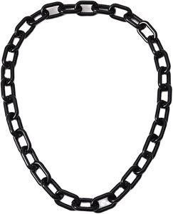 Cadena de eslabones de resina de moda para mujeres y hombres elegantes, ideal para joyería moderna. Cadena de eslabones de resina artística para diseñadores a bajo costo. - Product Image 1