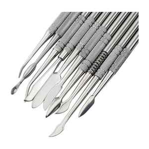 Espátula Dental de Acero de Doble Extremo, Herramienta para Mezclar Cera, Talladores, Equipo de Escultura de Laboratorio, Kit de Tallado, Certificado CE, 1 Año - Product Image 2