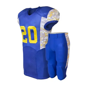 Uniformes de fútbol americano con logotipo personalizado para hombre, aparejos de sublimación completos, sarga cosida, transpirable - Product Image 6