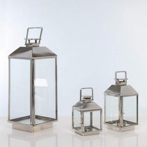 Linterna de vela de acero inoxidable plateada hecha a mano para decoración de Festival de Pascua elegante linterna SS hecha a mano - Product Image 4