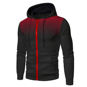 Sweat à capuche zippé pour homme, hiver 2021, nouveau modèle décontracté, uni, 100% coton, coupe-vent, respirant, manches longues, style streetwear - Product Image 6