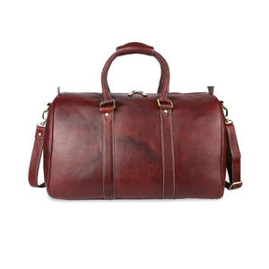 Bolsa de viaje de lona de cuero impermeable para ropa deportiva, gran oferta personalizada, bolsas de lona de cuero de mejor diseño - Product Image 1