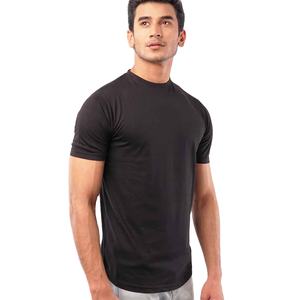 Agregue su propio diseño de texto Camiseta personalizada con parte delantera y trasera para hombre Camiseta de manga corta con cuello redondo Camisetas ajustadas suaves - Product Image 4