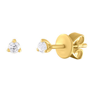 Boucles d'oreilles en diamant à la mode plaqué or blanc 14 carats pour femmes clous de mode fabriqués en Inde pour les mariages Offre Spéciale - Product Image 4