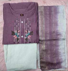 Rayon chikankari kurti pent ใหม่ล่าสุดสำหรับสาวทันสมัย - Product Image 2