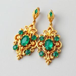 ต่างหูพลอยโอนิกซ์สีเขียวเงินสเตอร์ลิงดีไซน์ล่าสุดจากผู้ผลิตเครื่องประดับชั้นดี - Product Image 2