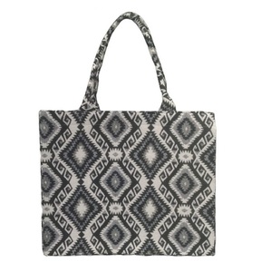 Bolso de mano de mensajero de hombro de algodón de tela Jacquard bohemio para mujer, bolso de mano con cremallera, colección étnica india, moda al por mayor - Product Image 6