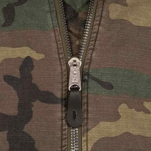 Custom Camouflaged <b>Waterproof</b> Breathable High Street Winter Varsity <b>Jacket</b> Embroidery Dyed Canvas OEM Service Custom Color Logo - Product Image 3