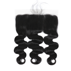 13x6 thẳng ren phía trước vô hình trong suốt 100% tóc con người Remy Pre ngắt ren phía trước đóng cửa 13x6 - Product Image 3