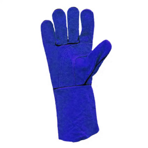 ถุงมืองานเชื่อมหนังวัวแยกชิ้นแบบทนทานถุงมือนิรภัยสำหรับช่างอุตสาหกรรมป้องกันมือได้มากที่สุด - Product Image 6