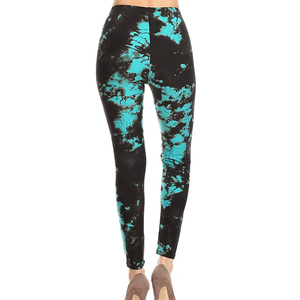 Gym Wear Fitness Private Label Workout Sets Women's Sportswear Printed <b>Leggings</b> Tie Dye Set Tie Die Yoga Shorts - Product Image 4