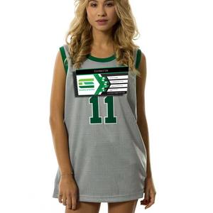 Maillot de basket-ball à cordon de serrage pour femmes, 100% polyester, séchage rapide, respirant, vêtements de sport, maillot de basket-ball à cordon de serrage - Product Image 6