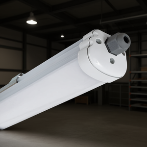 Lámpara Tri-Proof Nutria de 48W y 150cm con Pantalla, Impermeable e Integrada con LED - Product Image 3