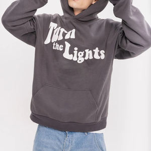 Men's hoodies & sweatshirts pullover custom oversize organic cotton 100% fleece <b>boys</b> puff print hoodies manufacturer hoodie men - Product Image 6