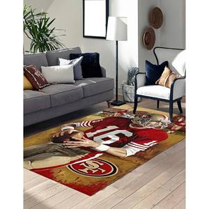 Tapis imprimé en 3D, tapis Joe Montana Sport Runner, tapis moderne antidérapant, tapis en velours - Product Image 2