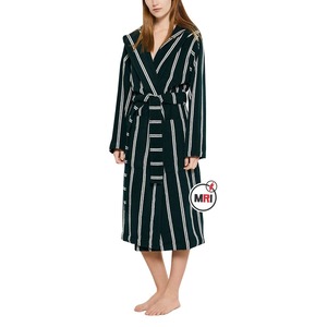 Albornoces de mujer informales transpirables recién llegados de alta calidad/albornoces de mujer holgados hechos de algodón profesional con bolsillos - Product Image 6