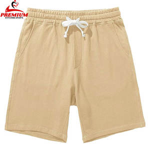 Pantalones cortos lavados con ácido para hombre, pantalones cortos lavados Vintage personalizables de lana de rizo francés de algodón 100% - Product Image 1