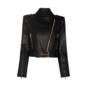 Cómoda chaqueta de cuero para mujer, invierno, transpirable, antiarrugas, impermeable, ecológica, calidad Premium, ligera - Product Image 1