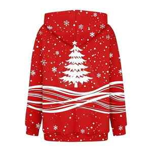 Custom Made <b>Christmas</b> Hoodies Casual Breathable Quick Dry <b>Christmas</b> Pullover <b>Hoodie</b> - Product Image 3