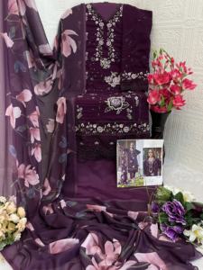 Costume de créateur pakistanais polyvalent avec options de mélange et d'association pour un style sans effort accessible à un prix raisonnable - Product Image 5