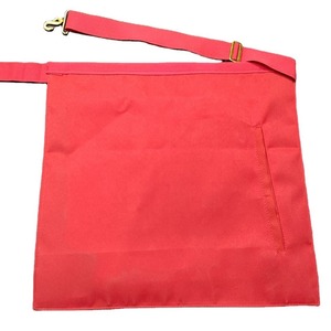 Tablier en cuir de Régalia du Rite Écossais Maçonnique pour les Grands Grades, avec dentelle brodée, ceinture réglable en Rexene et poche arrière - Product Image 4