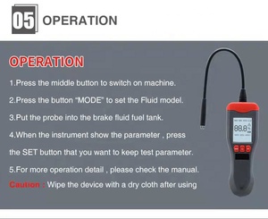 Testador Digital de Óleo de Freio Automotivo para Detecção de Umidade no Fluido de Freio - Product Image 5