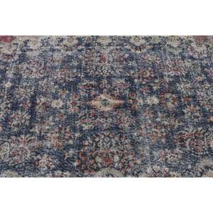 Alfombra Vintage Extra Grande, Alfombra Turca de 6.6x10.7 pies, Alfombra de Lana con Diseño Floral Azul - Product Image 4