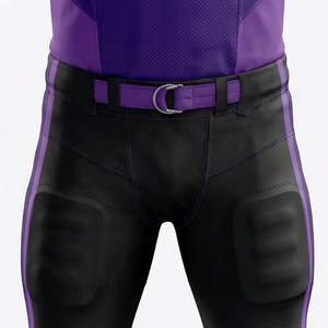 Nouveauté, uniforme de football américain de couleur unique, vente chaude, bonne qualité, nom d'équipe personnalisé, vêtements de performance pour équipe athlétique - Product Image 5