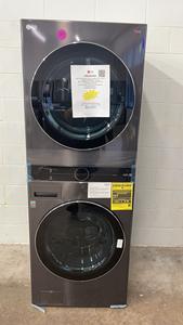 Lave-linge frontal LG WashTower à commande centrale, 4,5 pi³ Lave-linge et sécheuse de 7,4 pi³ Sèche-linge électrique - Product Image 2