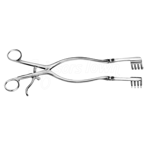 Écarteur chirurgical émoussé à broches 3x4 5 pouces 12 pouces en acier inoxydable écarteur à retenue automatique pour les opérations médicales - Product Image 3