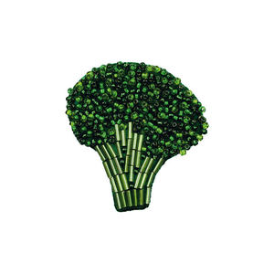 Broches de alambre de lingotes de alta calidad de diseño personalizado con bordado de encaje, broches de abejas de tela de chenilla de Color personalizado - Product Image 5