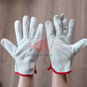 Protective <b>Material</b> Leather TPR Impact Gloves Built For Hard Work Safety And Long Lasting Use - Product Image 6