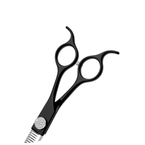 Profesional BHY ANAAIF reutilizable 7,0 pulgadas instrumento veterinario mango negro diamante tornillo adelgazamiento Acero inoxidable perro aseo - Product Image 2