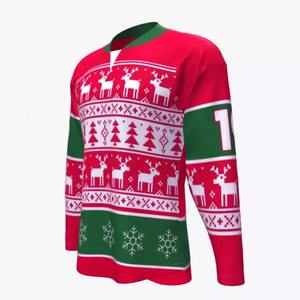 Dernier modèle Maillot de hockey sur glace pour entraînement de sports de plein air/Derniers modèles personnalisés Maillot de hockey sur glace à prix d'usine - Product Image 6