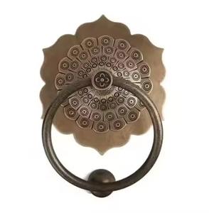 Aldaba de puerta de Metal Vintage clásico, elegante acabado antiguo, decoración de puerta delantera, entrada del Hogar, accesorio de Hardware resistente - Product Image 3