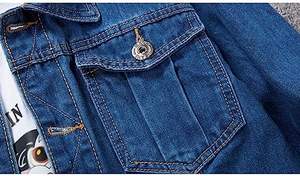 OEM personalizado de las mujeres chaquetas de mezclilla de gran tamaño de manga larga básico de botón abajo chaqueta de mezclilla con bolsillos Tallas grandes - Product Image 5