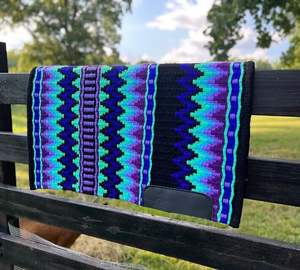 Cómoda manta occidental para SILLÍN de caballo, lana Natural diseñada para paseos en senderos, trabajo en Rancho, equitación diaria con forro de polialgodón - Product Image 6