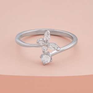 Trendy Vintage Fashionable Cluster <b>Rings</b> 166869 <b>Finger</b> <b>Ring</b> Stylish Alloy and Copper Jewelry with Invisible Setting Gift - Product Image 3