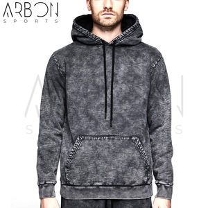 OEM ODM Service 2025 Diseño único Jersey de manga completa Estilo Mejor proveedor Hecho a mano en sudaderas con capucha de lavado ácido de precio razonable - Product Image 3