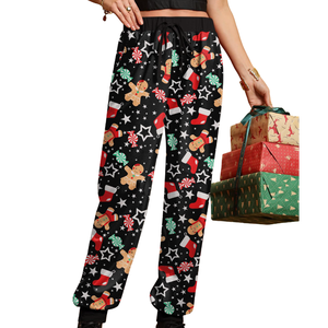 Pantalones de chándal de mujer de tela ultra suave al tacto hechos con tela suave y cintura con cordón Pantalones de chándal al por mayor para mujer - Product Image 4