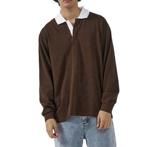 Camisetas de Algodón Personalizadas de Alta Calidad para Hombre, Camisetas de Rugby Oversize, Camiseta Polo de Rugby para Hombre 2026 - Product Image 1