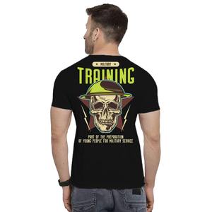 T-shirt décontracté confortable et léger en coton 100% avec un design minimaliste, tissu respirant, matière facile d'entretien, imprimé sur mesure pour hommes - Product Image 2